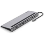 Адаптер Belkin Adapter USB-C to USB-C 3.0+HDMI+DisplayPort+SD+RJ45+VGA+2xUSB 3.0+USB 2.0+3.5mm Grey