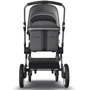 Универсальная коляска 2 в 1 Bugaboo Fox3 Graphite/ Grey Melange/ Grey Melange: Возможность установки люльки есть