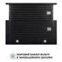 Вытяжка Perfelli ISEO 6PMF NERO: Материал корпуса маталл