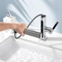 Смеситель для раковины Lefton Single-Hole Pull-Out Faucet with Temperature Display-BF2206 Chrome: Вид монтажа Врезной