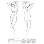 Ажурное боди Passion AZALIA BODY black L/XL