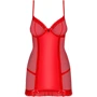 Облегающая эротическая сорочка Obsessive 827-CHE-3, S/M