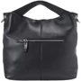 Жіноча сумка-мішок Giorgio Ferretti чорна (SHIGF2020724-black): Фактура Матовая, Зернистая