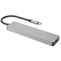 Адаптер Proove Adapter Iron Link USB-C to 2xUSB-C+2xUSB3.0+HDMI+SD+TF Silver (HBIL00222004): Інтерфейс підключення USB-C