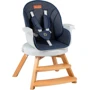 Стільчик для годування MoMi WOODI (колір - navy blue): Матеріал пластик
