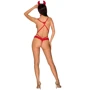 Откровенный костюм дьяволицы Obsessive Evilia red S/M