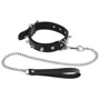 Чокер с поводком Fetish Tentation Spikes and Leash