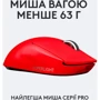 Мышь Logitech G Pro X Superlight Wireless Red (910-006784): Интерфейс подключения Wireless