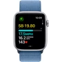 Apple Watch SE 2 2023 44mm GPS Silver Aluminum Case with Winter Blue Sport Loop (MREF3) UA: Встроенная память 32 ГБ