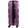 Чемодан Wings S фиолетовый (WINGS JAKW147S-dark-purple): Застежка Молния