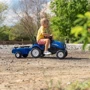 Детский трактор на педалях с прицепом Falk NEW HOLLAND синий (3080AB) фото 4