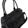 Жіноча дорожня сумка Epol чорна (VT-1 653-black): Фактура Ткана, матова