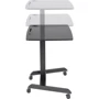 Офисный стол с регулировкой высоты Officepro ODM380B: Особенности На колесиках, Регулируемая высота ножек