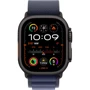 Apple Watch Ultra 2 2024 GPS + Cellular 49mm Black Titanium Case with Navy Alpine Loop - Large UA фото 8