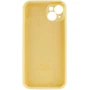 Чехол для iPhone Mobile Case Silicone Case Full Camera Protective Mellow Yellow for iPhone 15: Тип чехла накладка на заднюю часть
