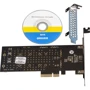 Frime PCI-E x4 to 2x M.2 (B Key) + 2x Sata 88SE9215 (ECF-PCIEtoSSD012.LP)