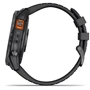 Смарт-часы Garmin Fenix 7X Pro Solar Slate Grey with Black Band (010-02778-01): Особенности Тактические, Гибридные, Барометр, Фонарик, Бесконтактная оплата, MP3-плеер, Водонепроницаемые, Большой экран, Металлический корпус, С сапфировым стеклом, Солнечная батарея, С большой автономностью