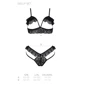 Комплект Passion DOLLY SET WITH OPEN BRA black XXL/XXXL