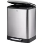 Відро для сміття KELA Davino з педаллю сріблясте 2х12 л (10954)