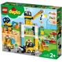 Конструктор LEGO DUPLO Подъемный кран и строительство (10933)