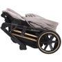 Коляска 2 в 1 Adamex Belissa Special Edidion (Gold) PS-608 капучино - капучино кожа (перфорация): Возможность установки люльки есть