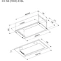 Вытяжка Pyramida CX 52 (1100) E BL фото 7