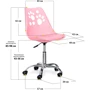 Крісло дитяче Evo-Kids Indigo Pink 4 шт. (H-232 PN/PN-Х4): Вік дитини От 5-ти лет