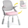 Детское кресло Mealux Neo Air Static Pink Grey (арт.Y-306 KPG): Особенности Ортопедическое, Наличие подлокотника