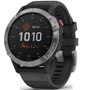 Смарт-часы Garmin Fenix 6 Solar Silver with black band (010-02410-00)