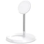 Зарядное устройство Belkin Wireless Charger Stand MagSafe White (WIZ010VFWH) for iPhone 16 I 15 I 14 I 13 I 12 series: Кабель в комплекте встроенный