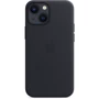 Чехол для iPhone Apple Leather Case with MagSafe Midnight (MM0M3) for iPhone 13 mini: Цвет синий