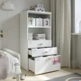 Шафа ІКЕА SMÅSTAD/PLATSA 60х42х123 см біло-блакитна з 3 ящиками (695.439.24) фото 3