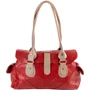 Женская сумка саквояж Laskara красная (LK-10250-red): Пол Женский