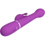 Вібратор із ротацією та поштовхами LYBAILE Pretty Love Dejon Dejon Purple (BW-500014-3)