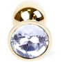 Анальная пробка BOSS of TOYS Boss Series - Jewellery Gold PLUG Clear S (BS6400021)