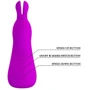 Вибратор Pretty Love Nakki Rabbit Massager Purple