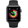 Apple Watch Series 3 38mm GPS Space Gray Aluminum Case with Black Sport Band (MTF02) Approved Витринный образец: Причина уценки Хорошее состояние , полностью проверенные , комплектация полная