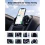 Держатель Ugreen Round Car Holder Air Vent LP274 Gravity Black (30401): Тип автомобильный