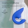 Вибратор кролик с вакуумной стимуляцией Womanizer Blend Vibrant Blue