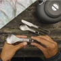 Прилад Ложко-вилка Esbit Titanium fork/spoon FSP17-TI фото 2