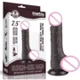 Фаллоимитатор LoveToy Sliding-Skin Dual Layer Dong 7.5" Black