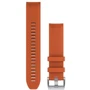 Ремешок Garmin MARQ QuickFit 22m Ember Orange Silicone Strap (010-12738-34)