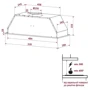 Вытяжка Perfelli BI 5453 I 850 LED Strip: Тип монтажа Встраиваемый