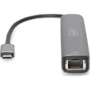 Адаптер Digitus Adapter USB-C to HDMI+3xUSB+RJ54 Grey (DA-70892): Інтерфейс підключення USB-C