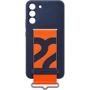 Чохол для телефона Samsung Silicone with Strap Cover Navy (EF-GS906TNEGRU) для Samsung S906 Galaxy S22+: Плівка в комплекті немає