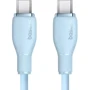 Кабель Baseus Cable USB-C to USB-C Pudding Series Fast Charging Cable 100W 1.2m Blue (P10355702311-00): Тип USB-C - USB-C