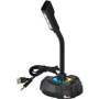 Микрофон HP DHP-1100C RGB 3.5 mm+USB Black (DHP-1100C): Способ подключения проводной