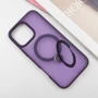 Чехол для iPhone Mobile Case Metal Buttons with MagSafe HQ Ring Purple for iPhone 16 Pro Max: Тип чехла накладка на заднюю часть