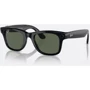 Смарт-очки Ray-Ban Meta Wayfarer Shiny Black Frame Green Lenses size L (RW4006 601/71 53-22)