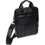 Мужская сумка планшет Borsa Leather черная (K18863-black): Материал Натуральная кожа